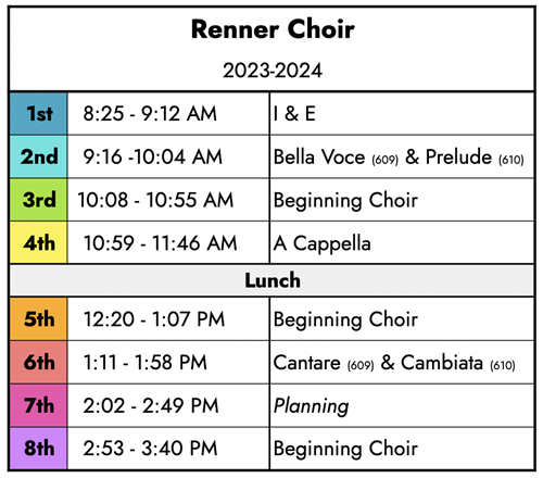 Schedule